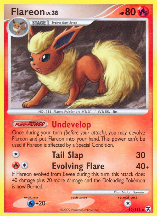 Flareon (19/111) [Platinum: Rising Rivals] | The Gaming-Verse