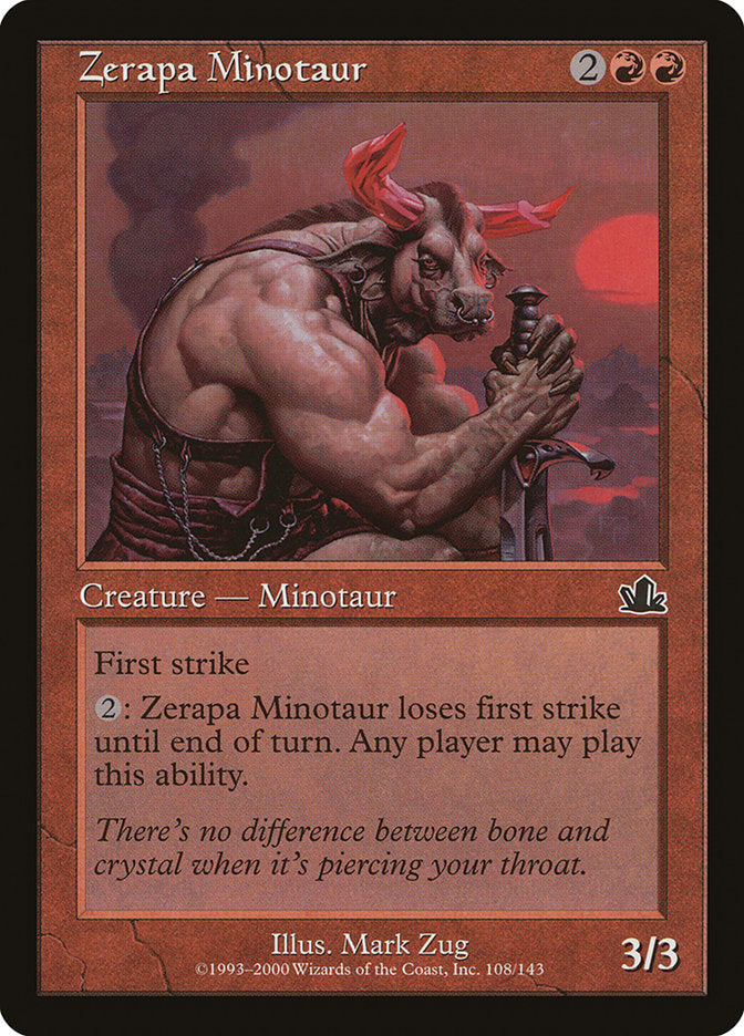 Zerapa Minotaur [Prophecy] | The Gaming-Verse