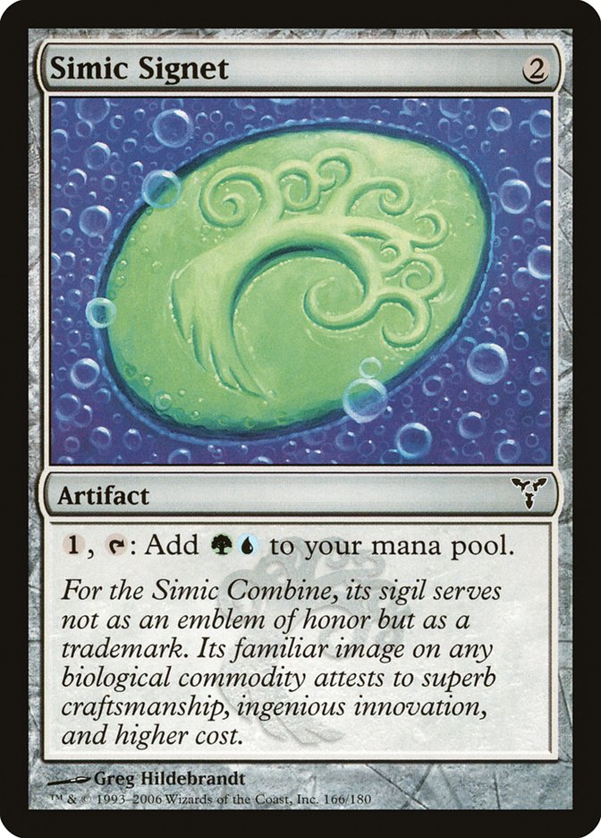 Simic Signet [Dissension] | The Gaming-Verse