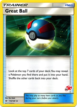 Great Ball (119/149) (Charizard Stamp #55) [Battle Academy 2020] | The Gaming-Verse