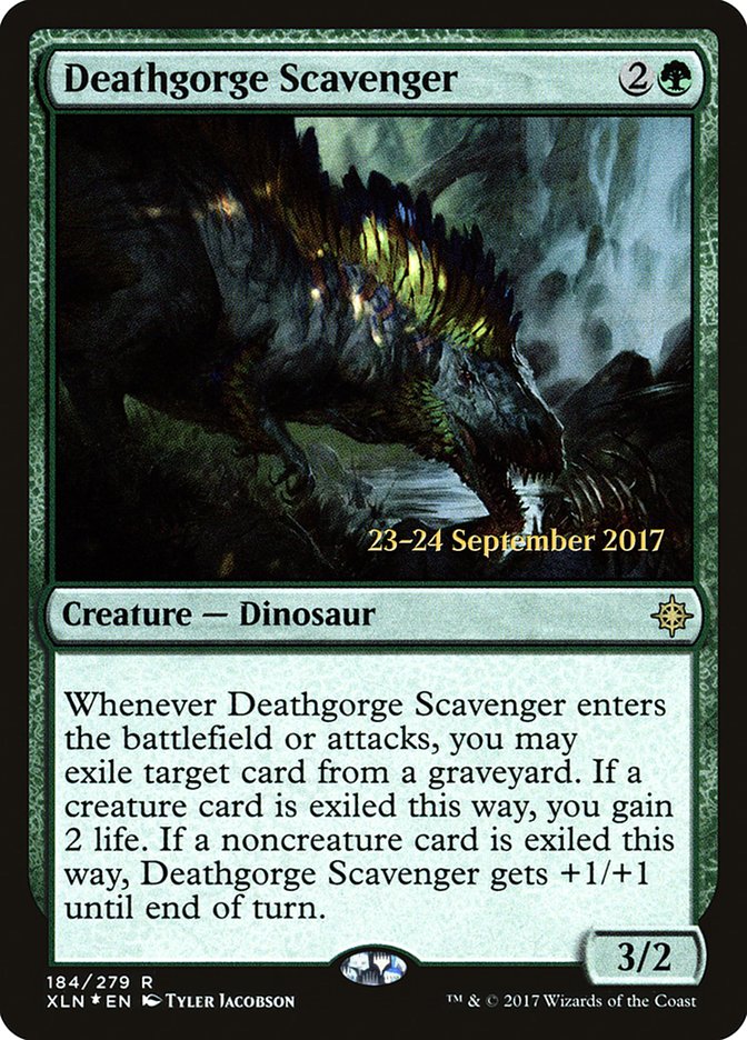 Deathgorge Scavenger  (Prerelease) [Ixalan Prerelease Promos] | The Gaming-Verse