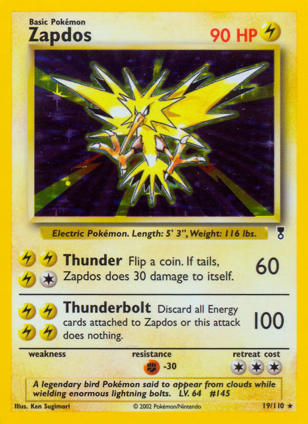 Zapdos (19/110) [Legendary Collection] | The Gaming-Verse