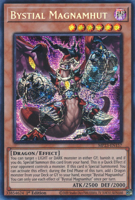 Bystial Magnamhut [MP23-EN157] Prismatic Secret Rare | The Gaming-Verse