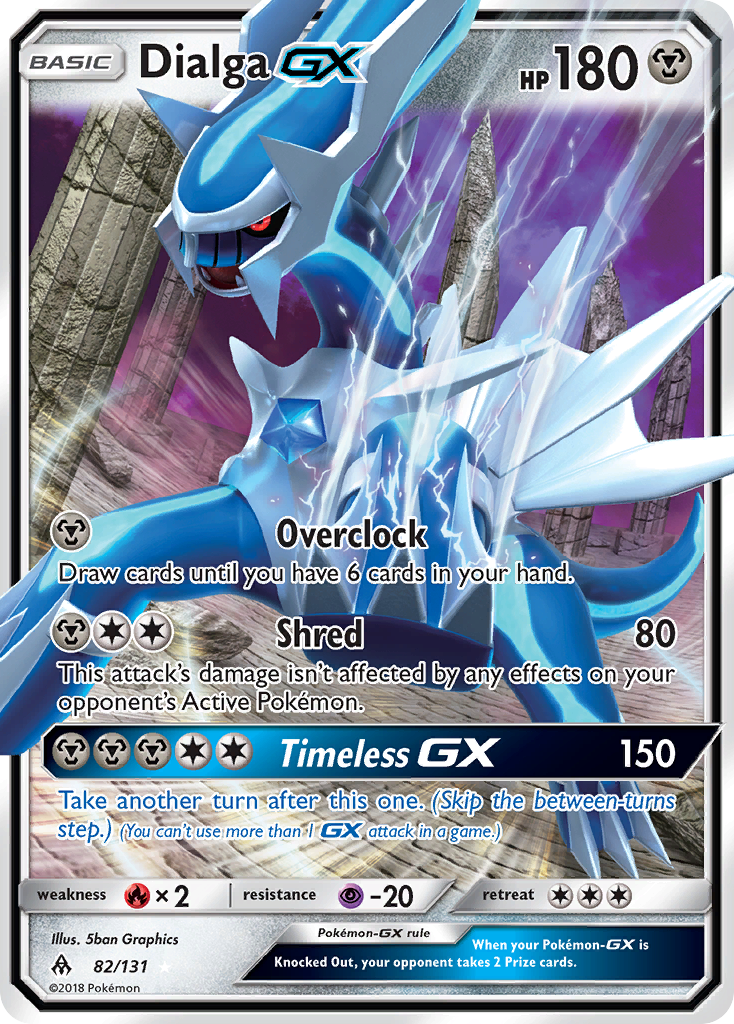 Dialga GX (82/131) [Sun & Moon: Forbidden Light] | The Gaming-Verse