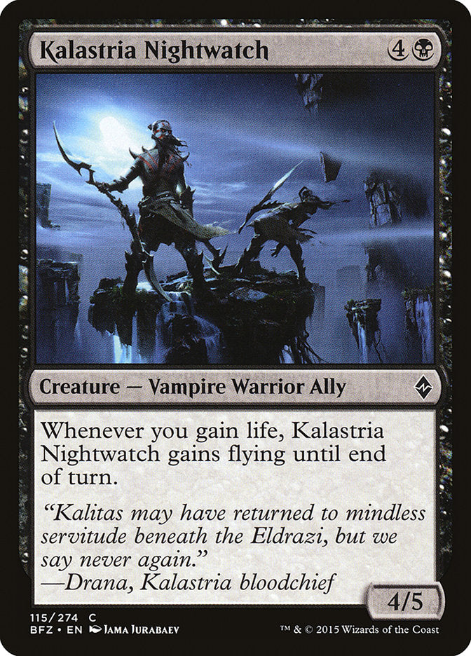 Kalastria Nightwatch [Battle for Zendikar] | The Gaming-Verse
