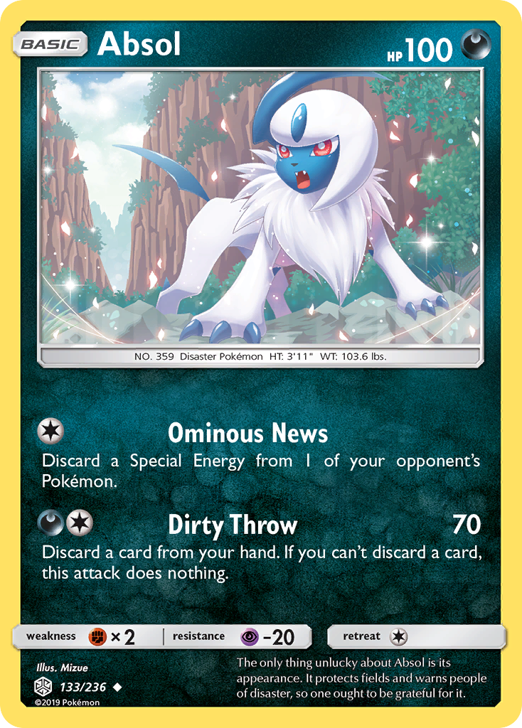 Absol (133/236) [Sun & Moon: Cosmic Eclipse] | The Gaming-Verse