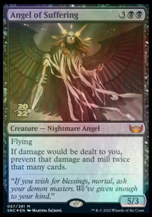 Angel of Suffering [Streets of New Capenna Prerelease Promos] | The Gaming-Verse