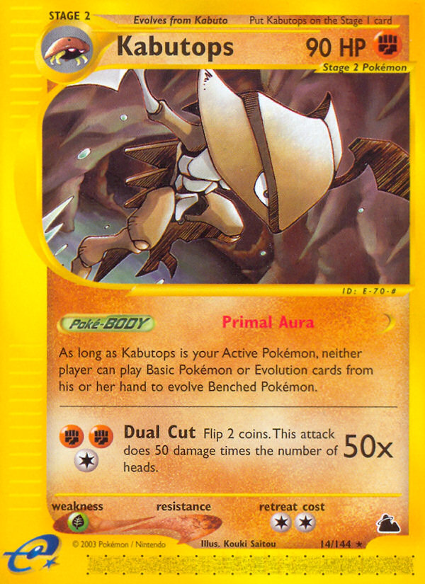 Kabutops (14/144) [Skyridge] | The Gaming-Verse