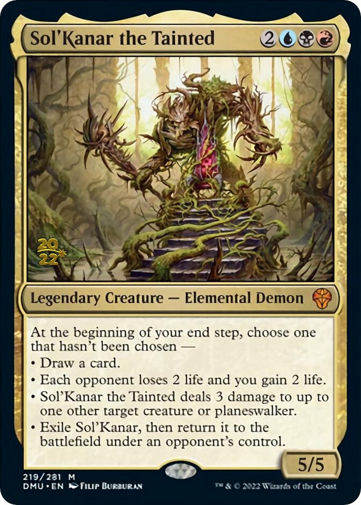 Sol'Kanar the Tainted [Dominaria United Prerelease Promos] | The Gaming-Verse