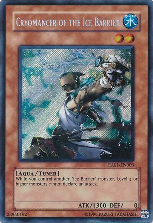 Cryomancer of the Ice Barrier [HA01-EN003] Secret Rare | The Gaming-Verse