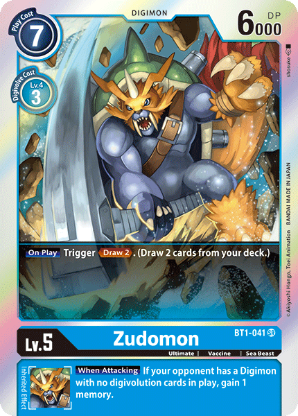 Zudomon [BT1-041] [Release Special Booster Ver.1.0] | The Gaming-Verse