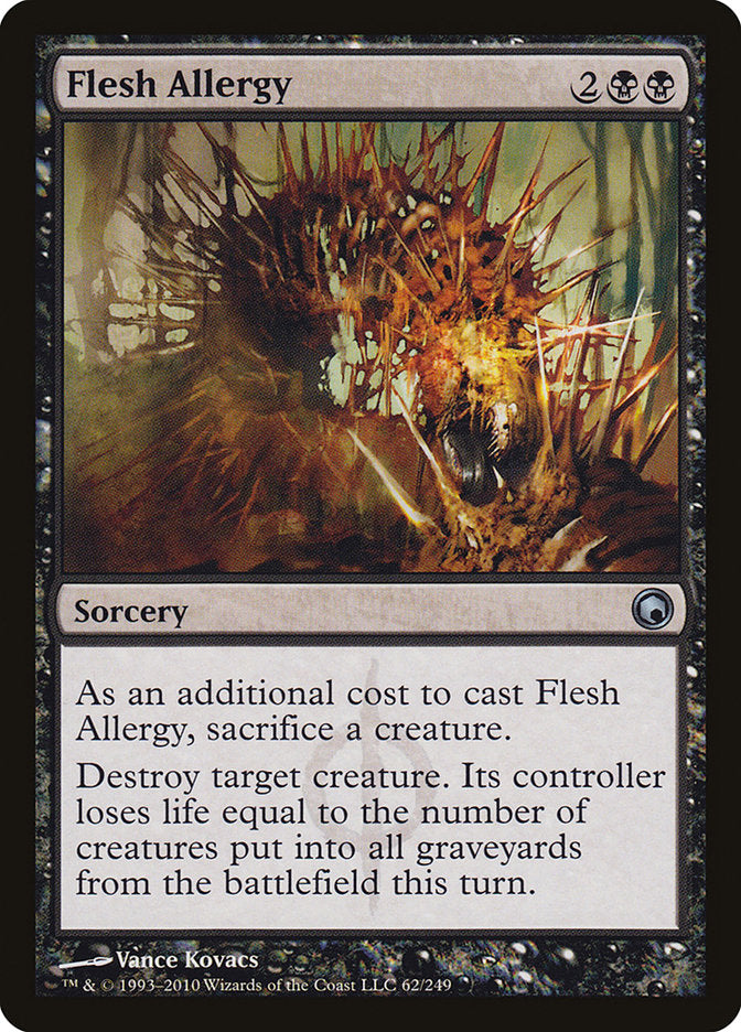 Flesh Allergy [Scars of Mirrodin] | The Gaming-Verse