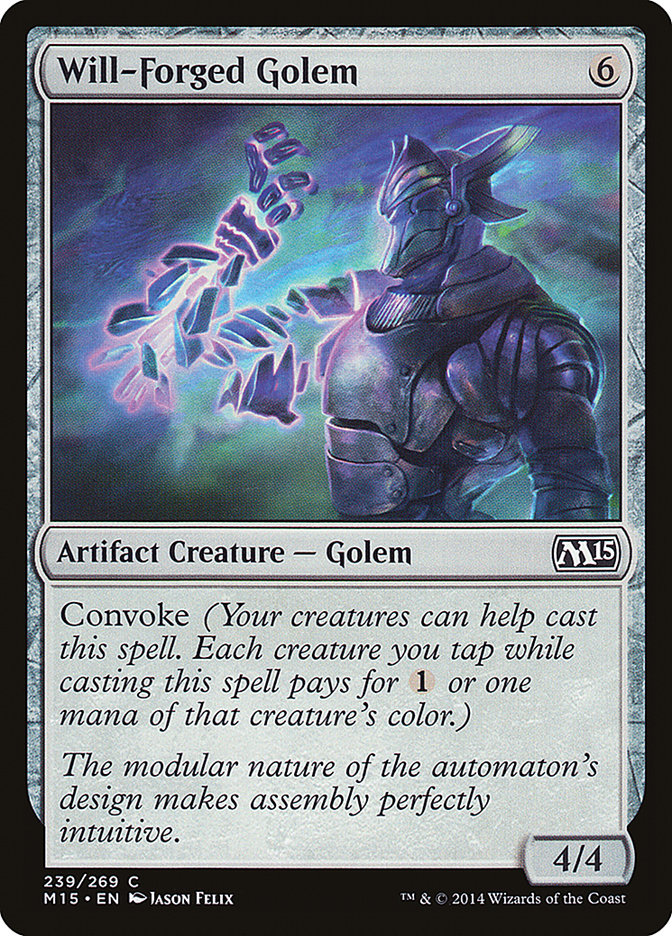 Will-Forged Golem [Magic 2015] | The Gaming-Verse