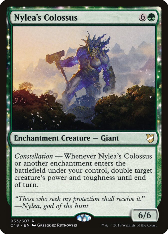 Nylea's Colossus [Commander 2018] | The Gaming-Verse