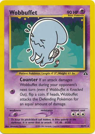 Wobbuffet (35/75) [Neo Discovery Unlimited] | The Gaming-Verse