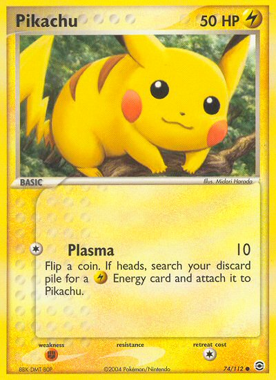 Pikachu (74/112) [EX: FireRed & LeafGreen] | The Gaming-Verse