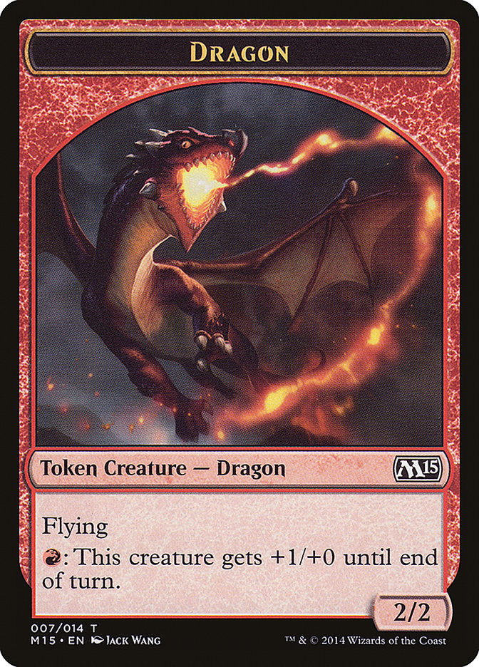 Dragon [Magic 2015 Tokens] | The Gaming-Verse