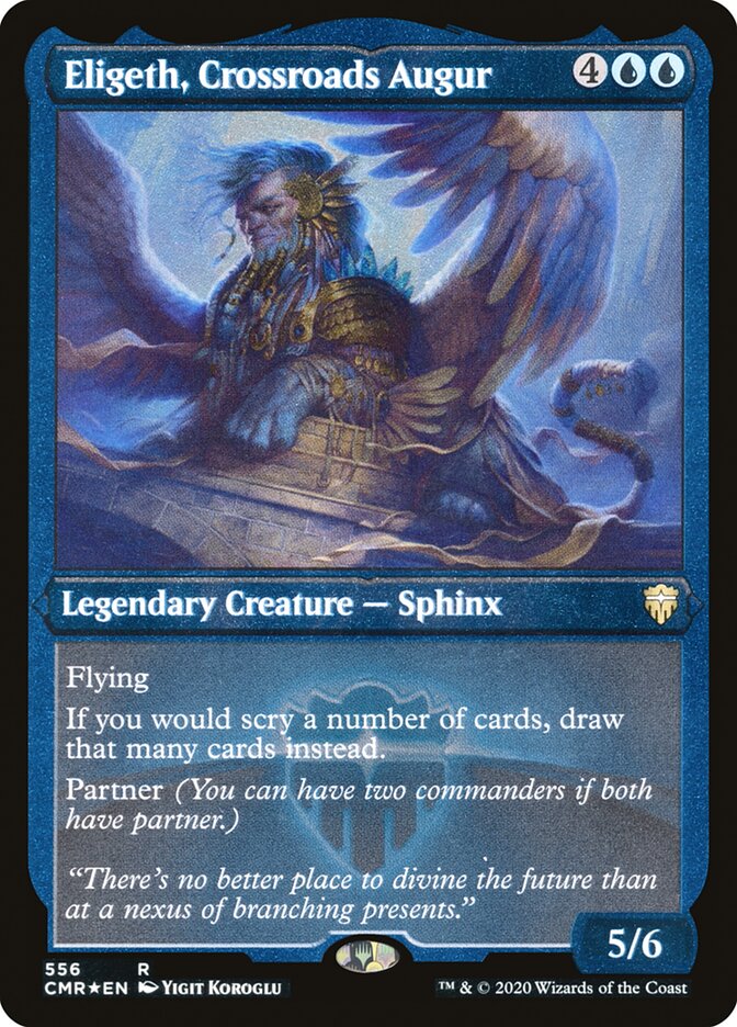 Eligeth, Crossroads Augur [Commander Legends Etched] | The Gaming-Verse