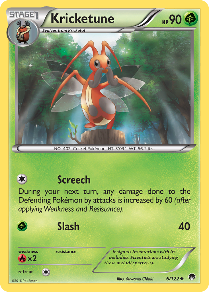 Kricketune (6/122) [XY: BREAKpoint] | The Gaming-Verse