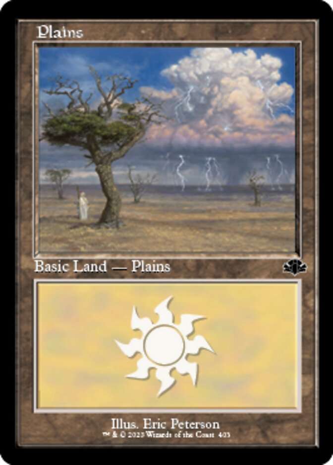 Plains (403) (Retro) [Dominaria Remastered] | The Gaming-Verse