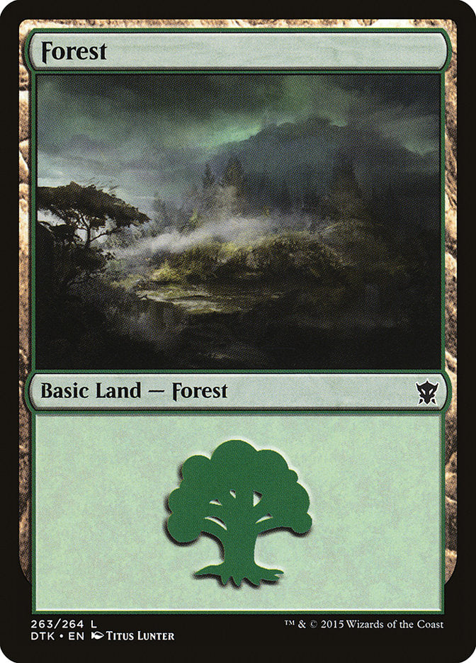 Forest (#263) [Dragons of Tarkir] | The Gaming-Verse