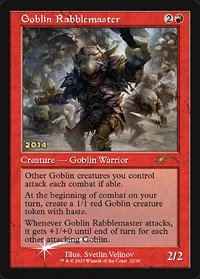 Goblin Rabblemaster [30th Anniversary Promos] | The Gaming-Verse