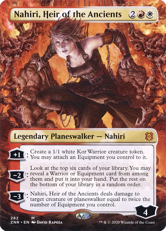 Nahiri, Heir of the Ancients (Borderless) [Zendikar Rising] | The Gaming-Verse