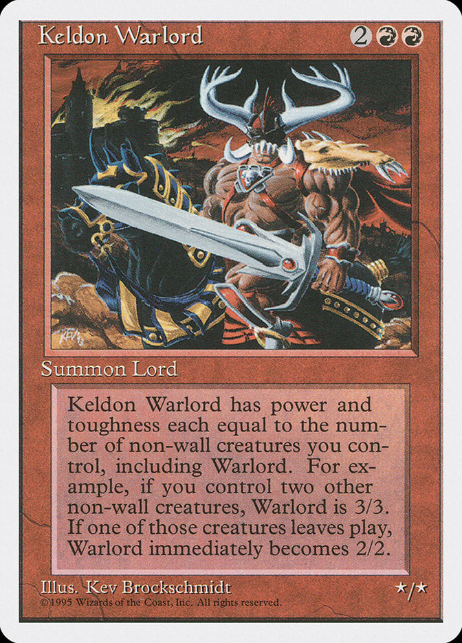 Keldon Warlord [Fourth Edition] | The Gaming-Verse