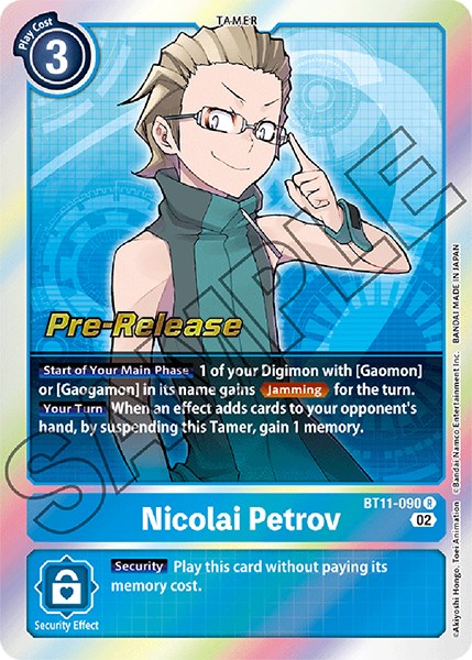 Nicolai Petrov [BT11-090] [Dimensional Phase Pre-Release Promos] | The Gaming-Verse