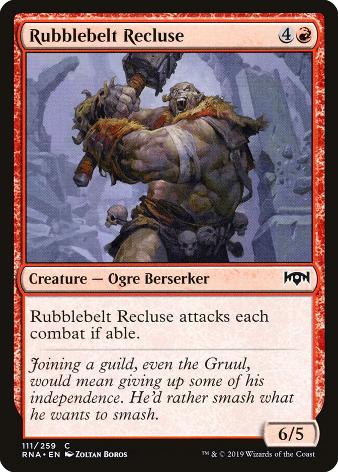 Rubblebelt Recluse [Ravnica Allegiance] | The Gaming-Verse