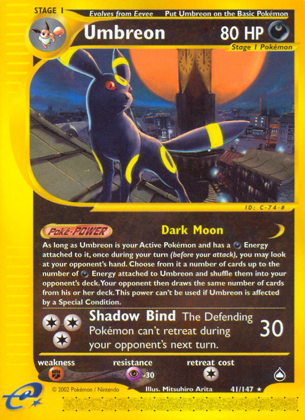 Umbreon (41/147) [Aquapolis] | The Gaming-Verse