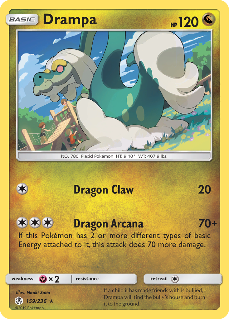 Drampa (159/236) [Sun & Moon: Cosmic Eclipse] | The Gaming-Verse