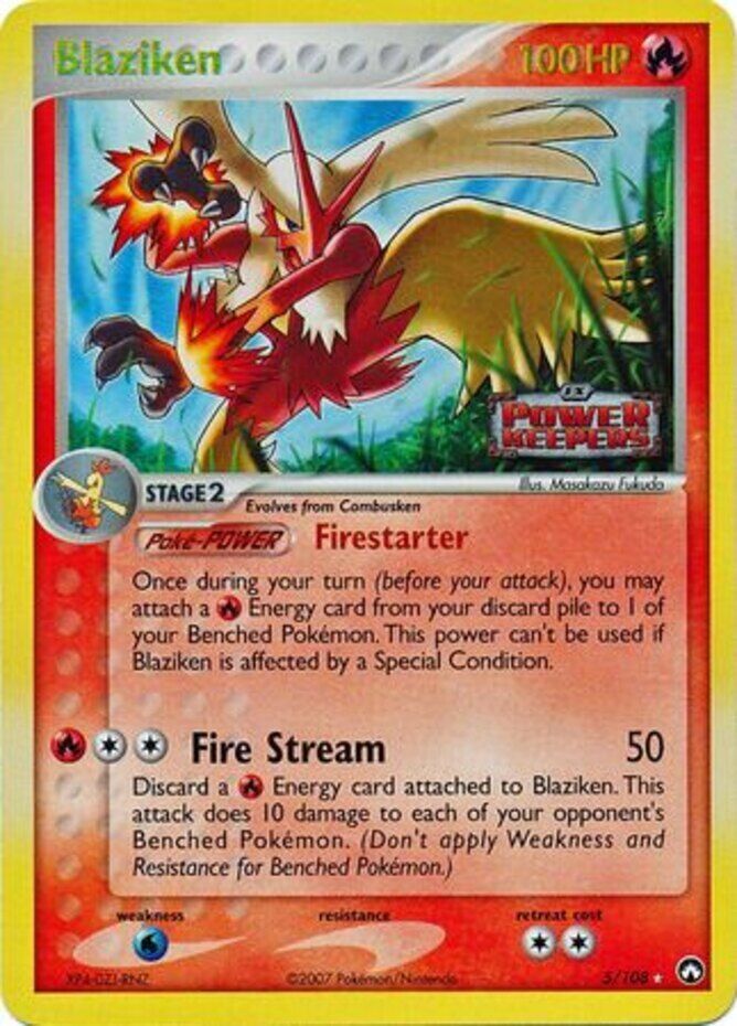 Blaziken (5/108) (Stamped) [EX: Power Keepers] | The Gaming-Verse