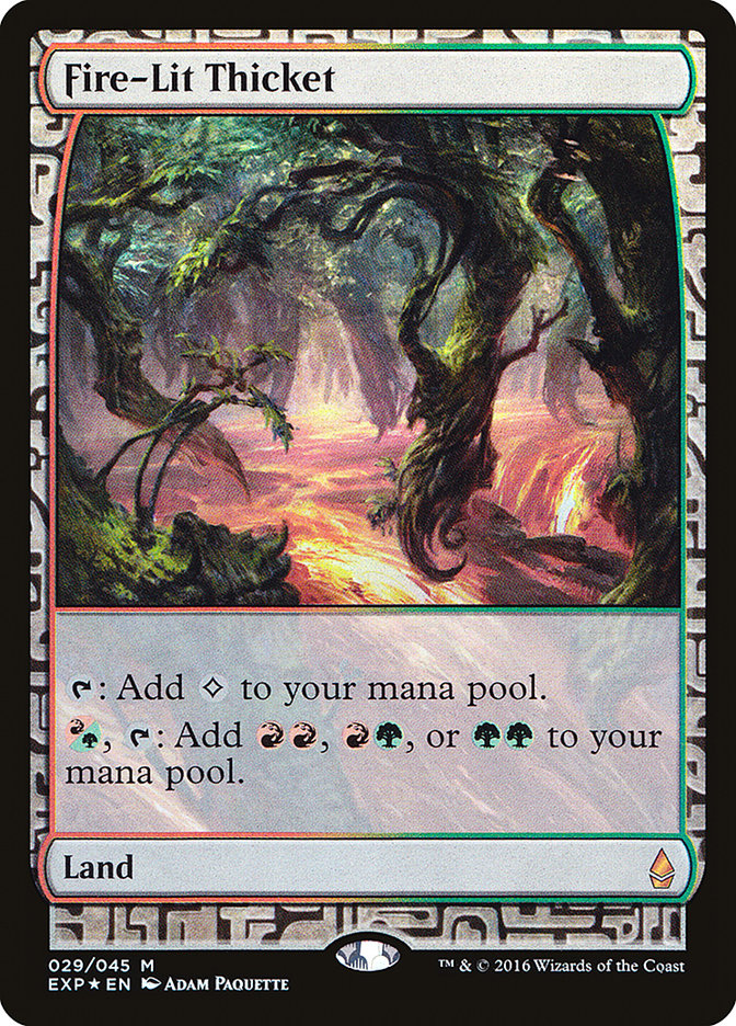 Fire-Lit Thicket [Zendikar Expeditions] | The Gaming-Verse