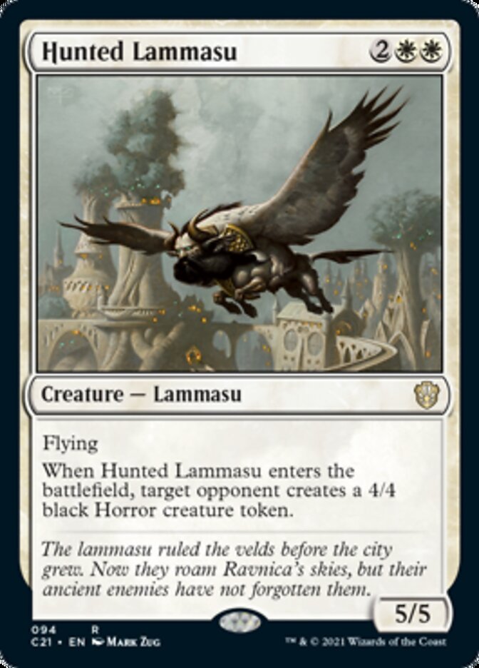 Hunted Lammasu [Commander 2021] | The Gaming-Verse