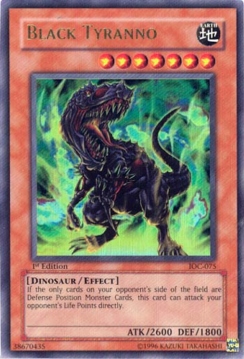 Black Tyranno [IOC-075] Ultra Rare | The Gaming-Verse