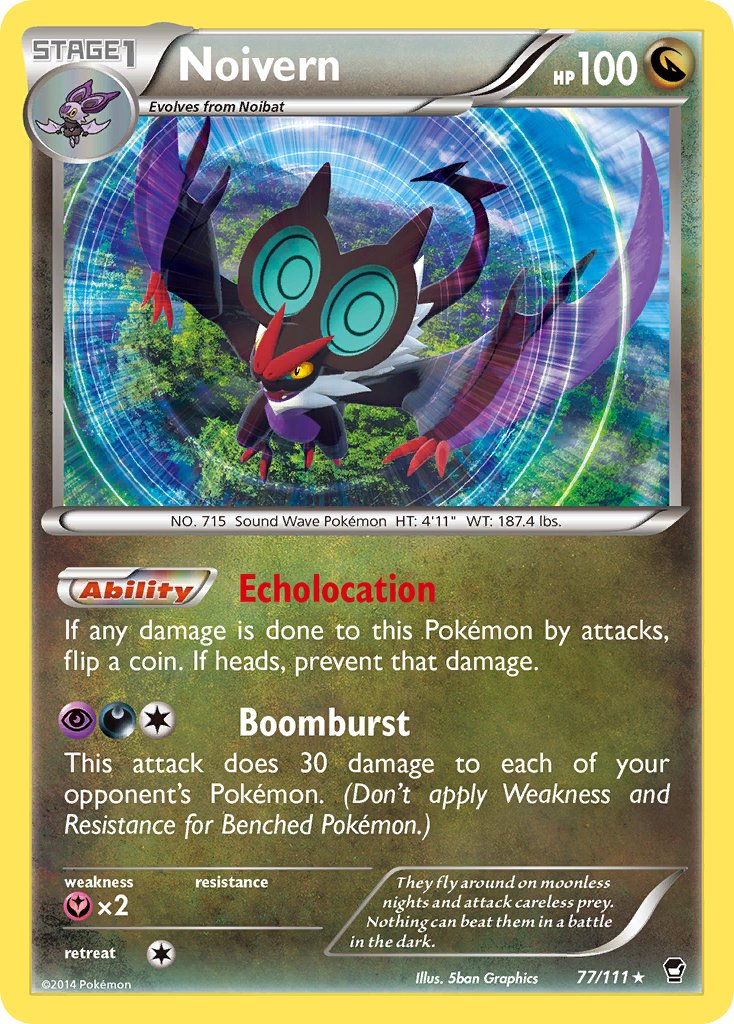 Noivern (77/111) (Cosmos Holo) (Blister Exclusive) [XY: Furious Fists] | The Gaming-Verse