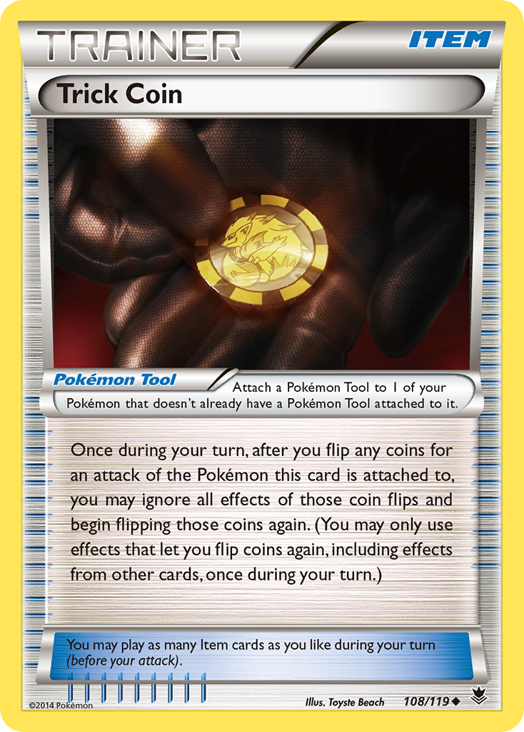 Trick Coin (108/119) [XY: Phantom Forces] | The Gaming-Verse