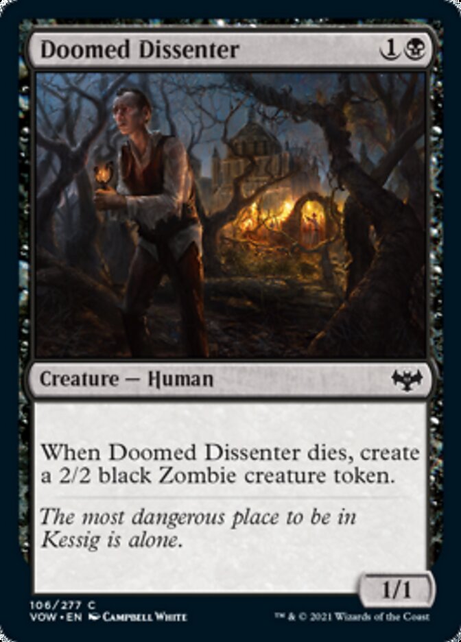 Doomed Dissenter [Innistrad: Crimson Vow] | The Gaming-Verse