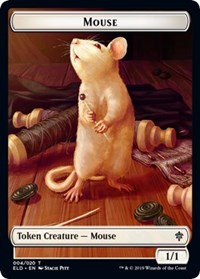 Mouse // Food (16) Double-sided Token [Throne of Eldraine Tokens] | The Gaming-Verse