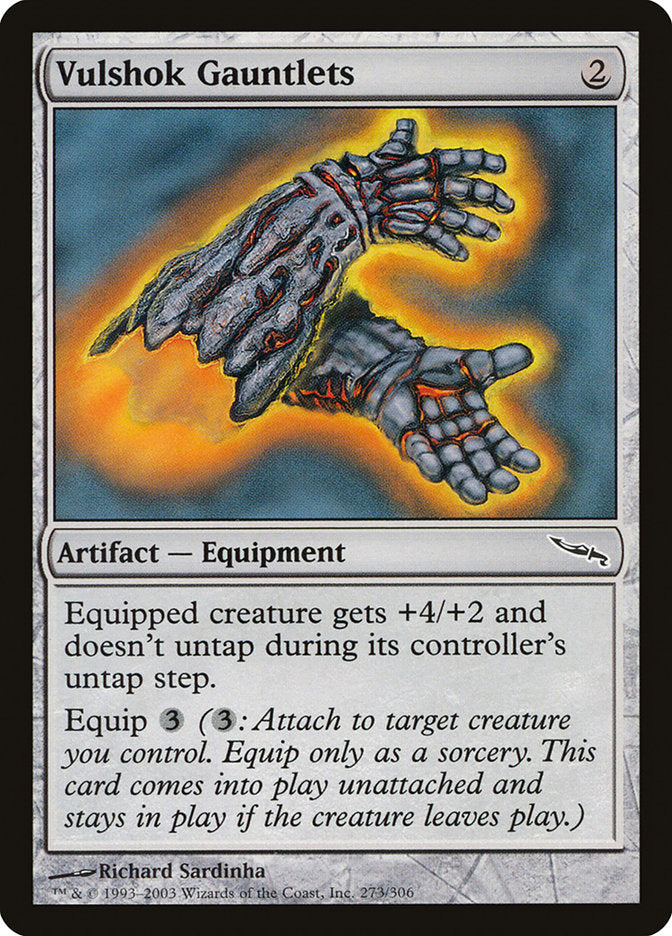 Vulshok Gauntlets [Mirrodin] | The Gaming-Verse