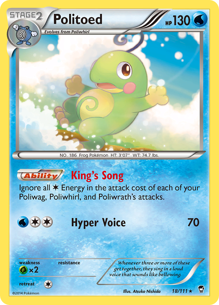 Politoed (18/111) [XY: Furious Fists] | The Gaming-Verse