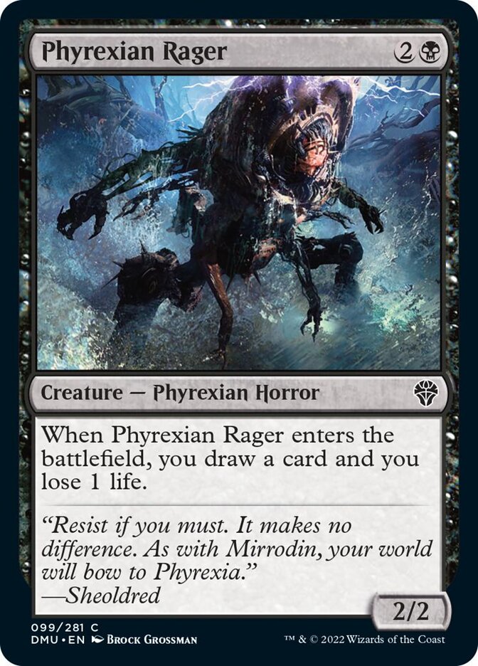 Phyrexian Rager [Dominaria United] | The Gaming-Verse