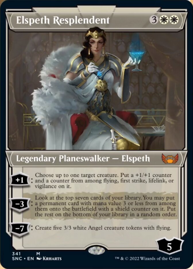 Elspeth Resplendent (Showcase Art Deco) [Streets of New Capenna] | The Gaming-Verse