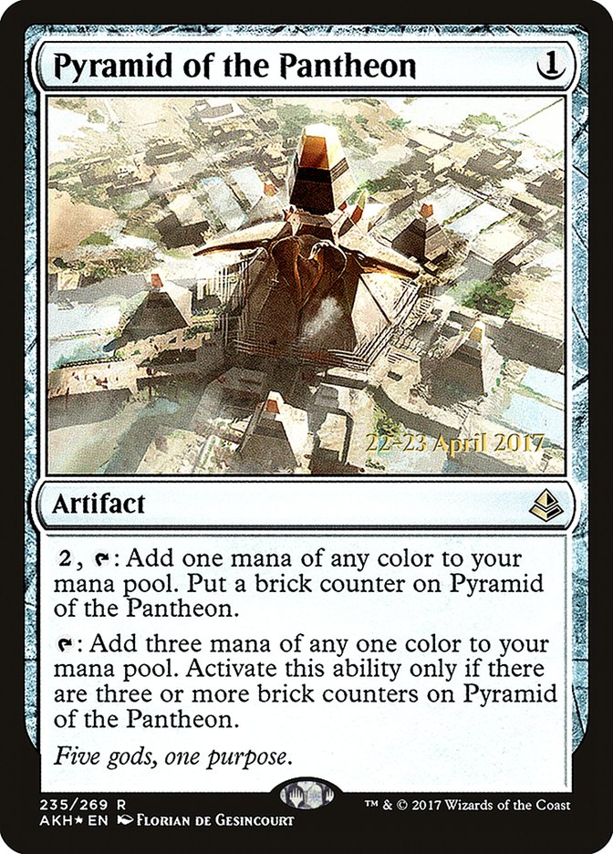 Pyramid of the Pantheon  (Prerelease) [Amonkhet Prerelease Promos] | The Gaming-Verse