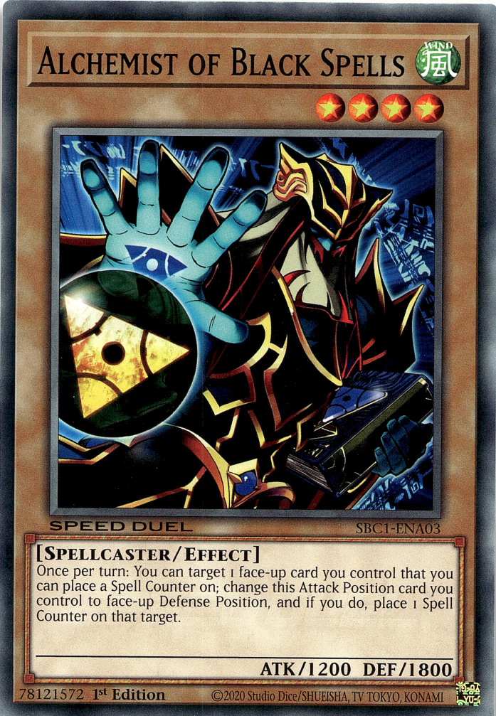 Alchemist of Black Spells [SBC1-ENA03] Common | The Gaming-Verse