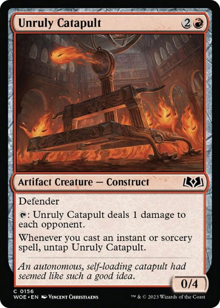 Unruly Catapult [Wilds of Eldraine] | The Gaming-Verse