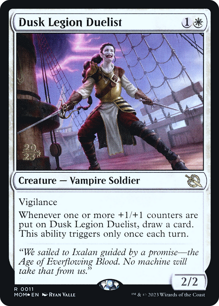 Dusk Legion Duelist [March of the Machine Prerelease Promos] | The Gaming-Verse