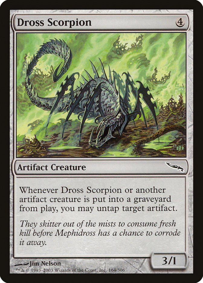 Dross Scorpion [Mirrodin] | The Gaming-Verse