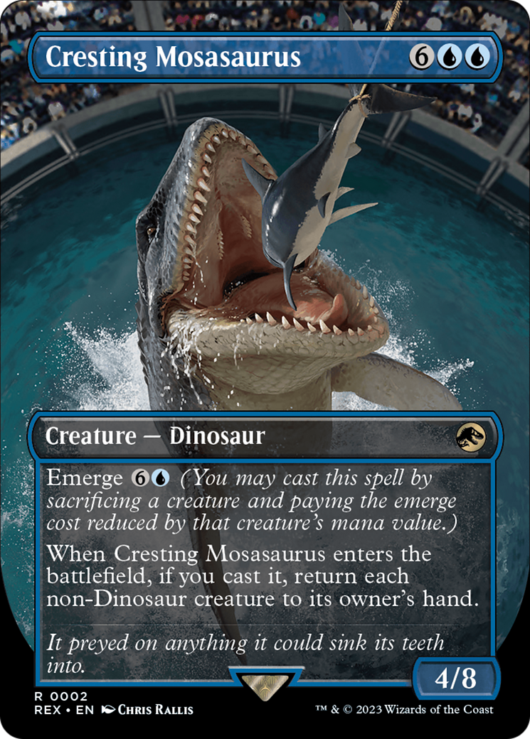 Cresting Mosasaurus (Borderless) [Jurassic World Collection] | The Gaming-Verse